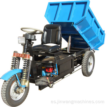 Triciclo eléctrico de tres ruedas 1000W para la minería.